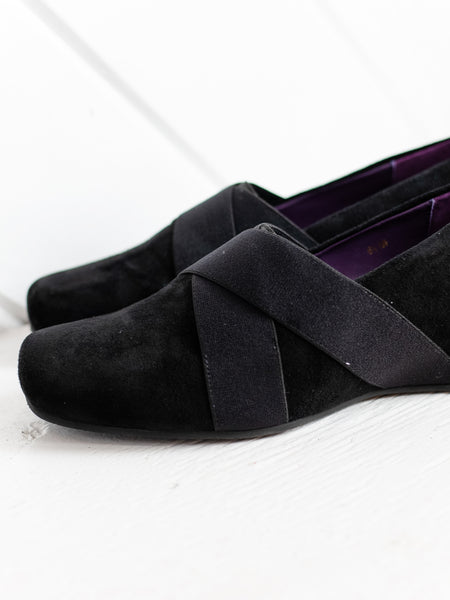 Maiya Black Suede by Vaneli