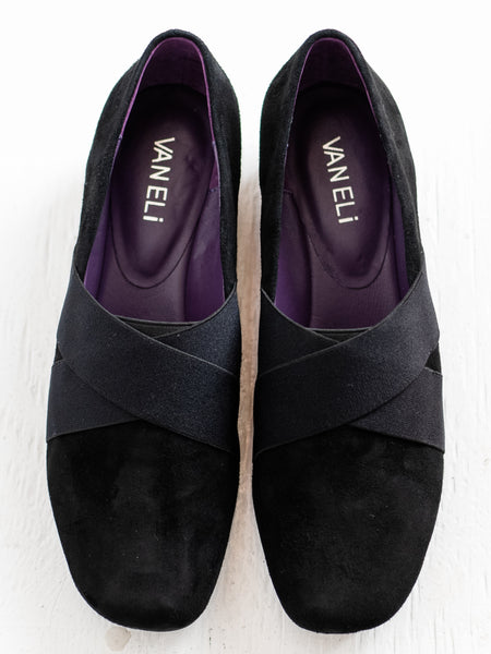 Maiya Black Suede by Vaneli