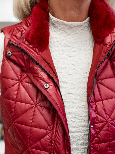 Long Puffer Vest Porto by Renuar