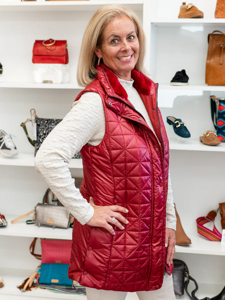 Long Puffer Vest Porto by Renuar