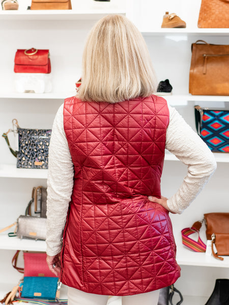 Long Puffer Vest Porto by Renuar
