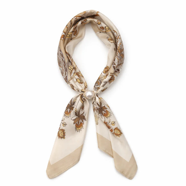 Magnetic Pearl Scarf Necklace by Coastal Couture