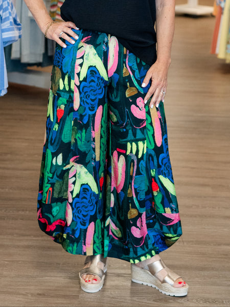 Printed Wide Leg Pant by Shana