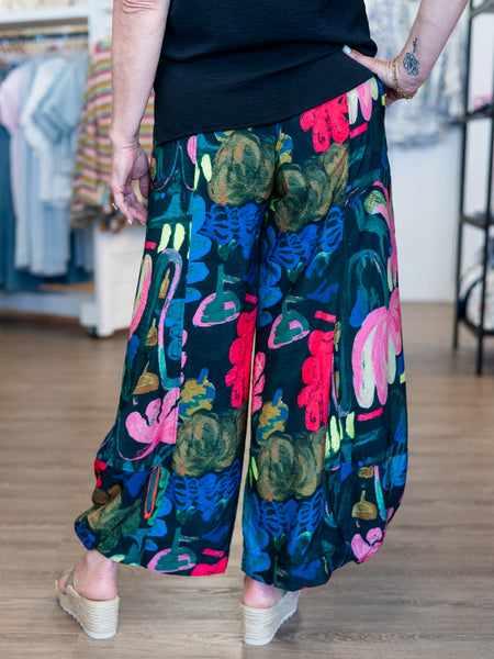 Printed Wide Leg Pant by Shana