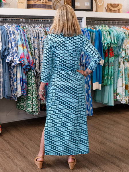 3/4 Sleeve Maxi Dress RPNY by Lulu B