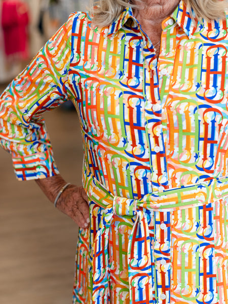 Printed Shirt Dress by Boho Chic