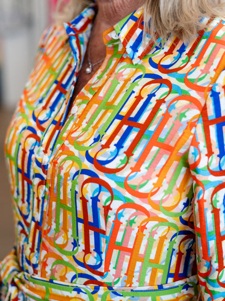 Printed Shirt Dress by Boho Chic