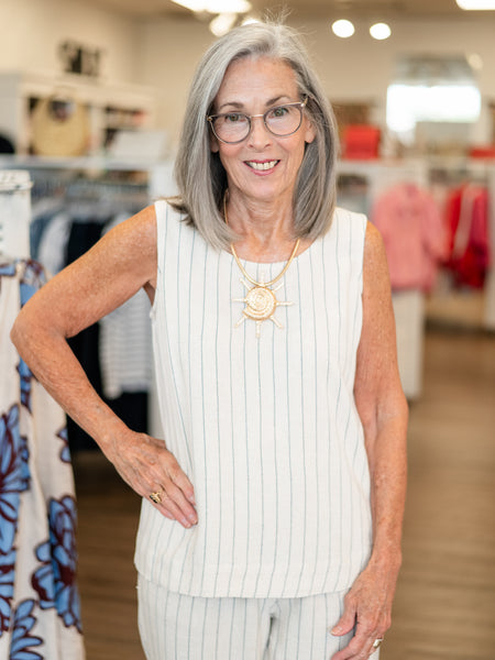 Double Scoop Neck Tank by Multiples