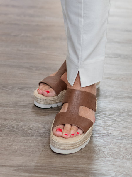 Pull-On Ankle Pant Oyster by Renuar