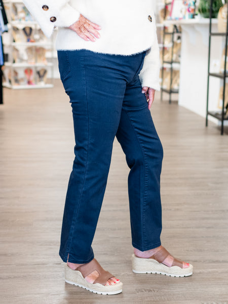 Olivia Boot Ankle Denim Blueberry by FDJ