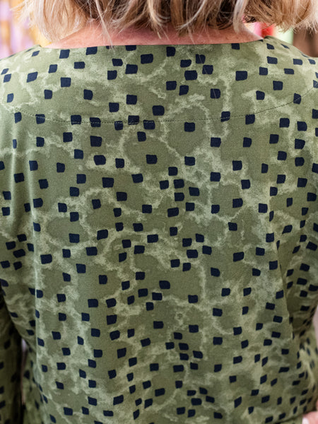 3/4 Sleeve Knit Top w/ Grommet Trim by Multiples