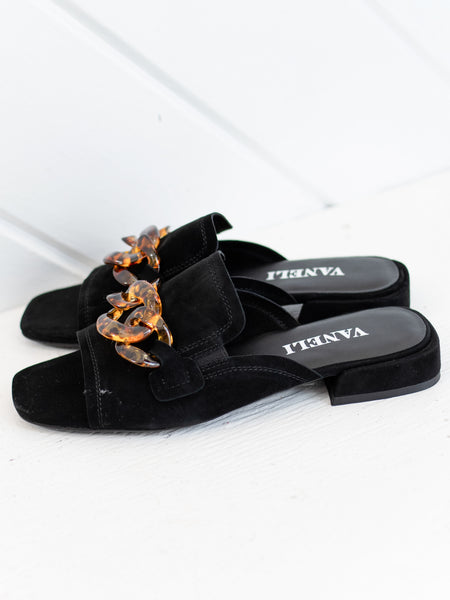 Enza Black Suede by Vaneli