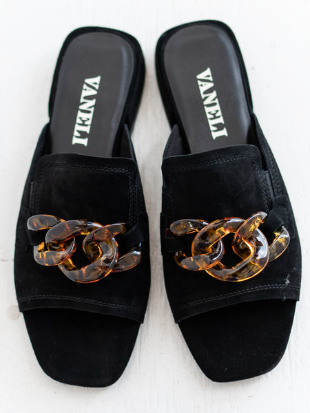 Enza Black Suede by Vaneli
