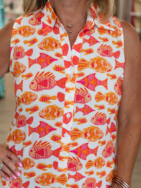 S/L August Midi Pink Go Fish by La Mer Luxe