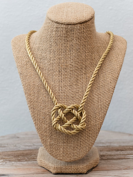 Antique Gold Mini Heart Knot by The Heart Knot