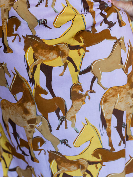 Horse Print Shift Dress by Ivy Jane