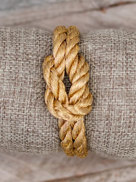 Gold Large Love Knot by The Heart Knot