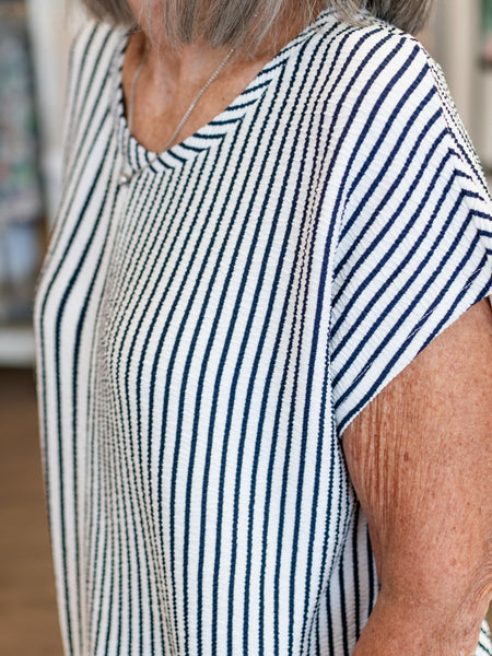 Earn your Stripes Fine Line Tee by Habitat