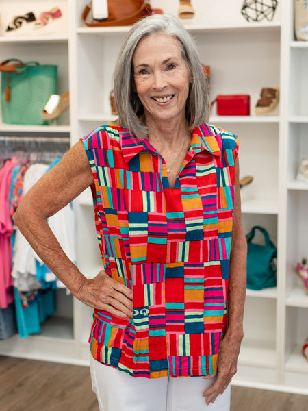 Peru Cami Collar Top by Orientique