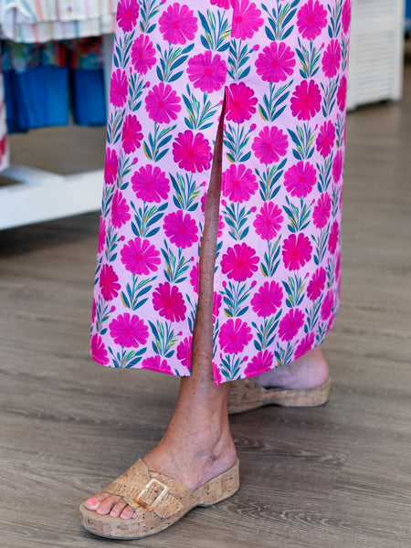 Blakely Midi Dress Frolicking Daisies by Adrienne