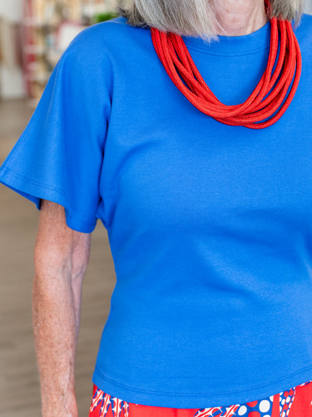 Angel Crew Long Cobalt by Necessitees
