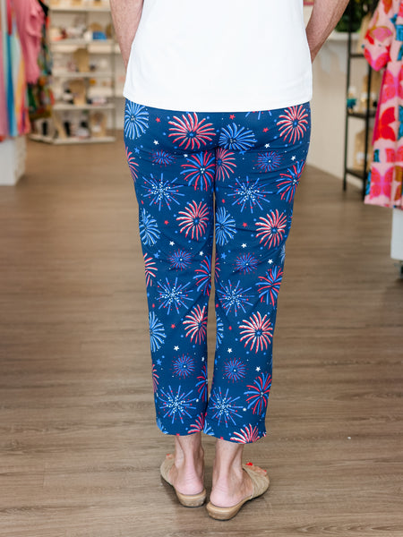 Fireworks Crop Pant by Lulu B
