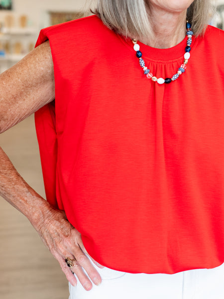 Sleeveless Balloon Top by Ellison