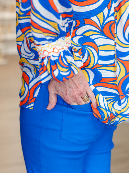 Slim Ankle Pull-On Electric Blue by Multiples