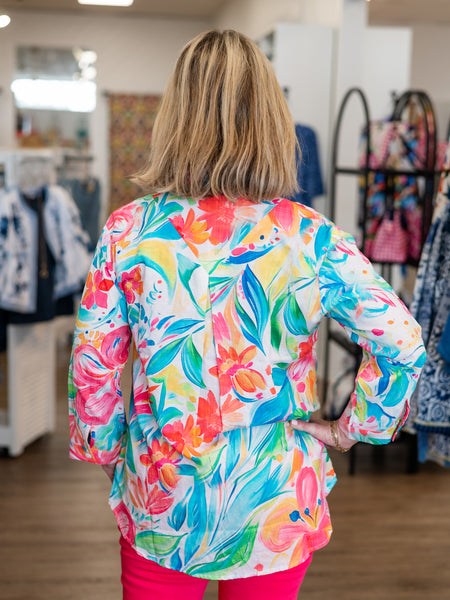 Casual Collar V-Neck Blouse Embassy by Ethyl