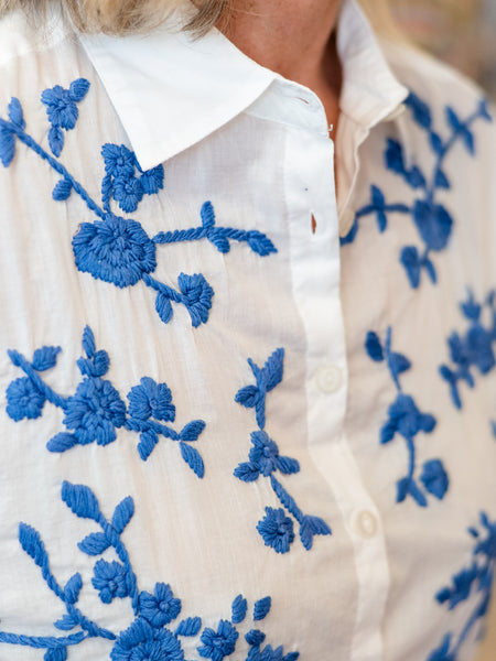 Paula Blouse Blue by Ivy Jane