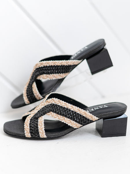 Cyndia Black/Beige by Vaneli