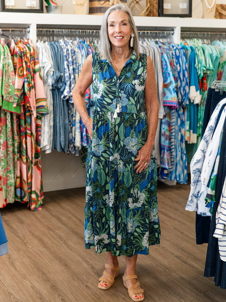 Bree Maxi Coastal Floral by La Mer Luxe