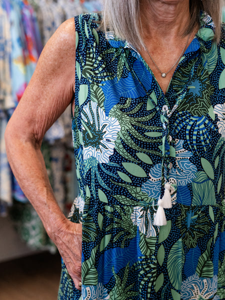 Bree Maxi Coastal Floral by La Mer Luxe