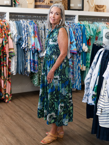 Bree Maxi Coastal Floral by La Mer Luxe