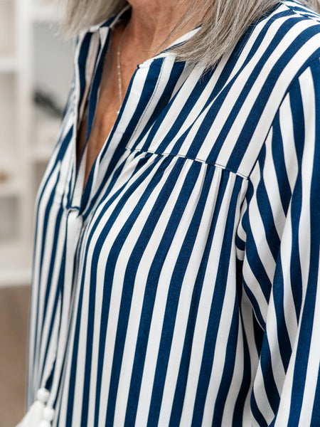 Coastal Stripe Maddox Dress by La Mer Luxe