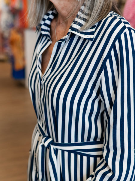 Coastal Stripe August Midi by La Mer Luxe
