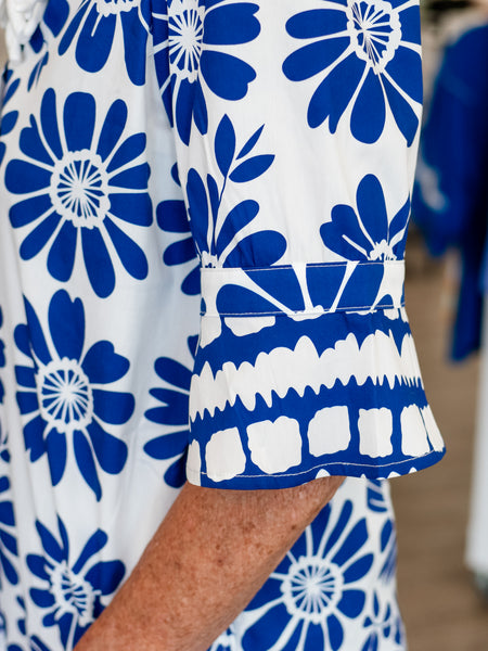 Floral Dress Blue by Boho Chic