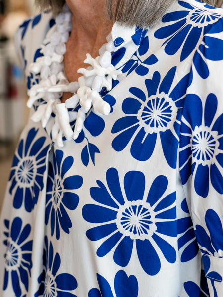 Floral Dress Blue by Boho Chic