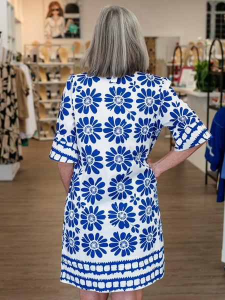Floral Dress Blue by Boho Chic