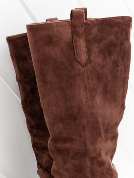 City Slicker Chocolate Suede by Corkys