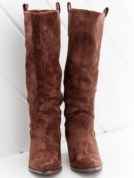 City Slicker Chocolate Suede by Corkys