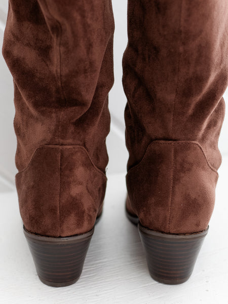 City Slicker Chocolate Suede by Corkys