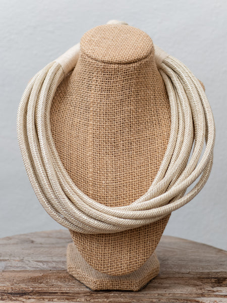 Slub 8 Strand Necklace by Two Forty Two South