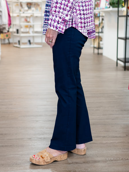 Woven P/O Boot Cut Pant Midnight by Multiples