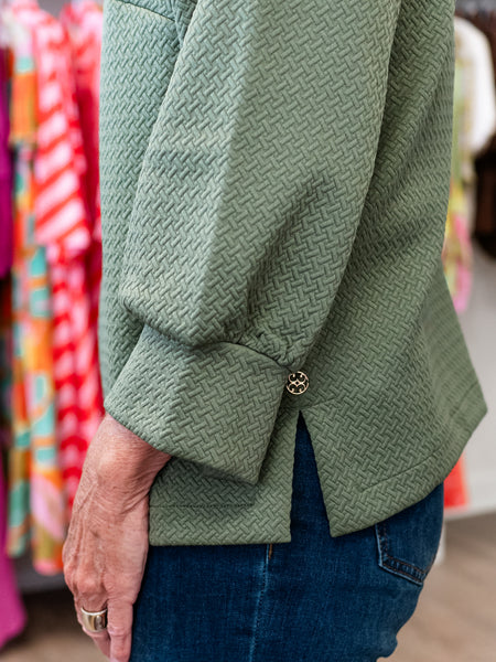 Jocelyn Top Olive by Mary Square