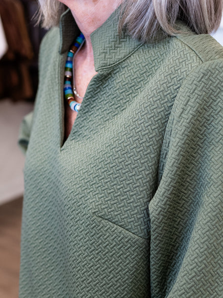 Jocelyn Top Olive by Mary Square