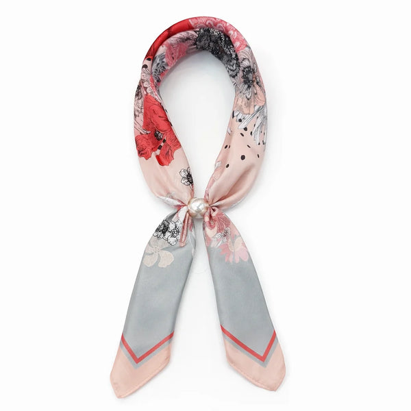 Magnetic Pearl Scarf Necklace by Coastal Couture