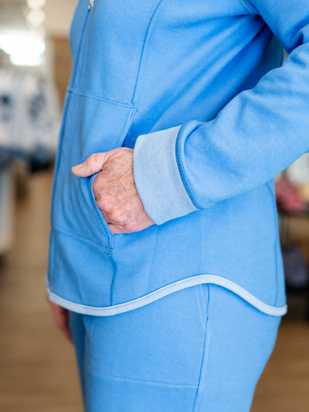 Reversible Zip-Front Knit Jacket by Multiples