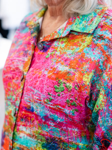 Abstract Full Button Tunic by Ali Miles