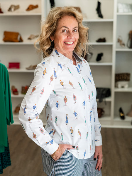Little Lady Button-Down Blouse by Renuar